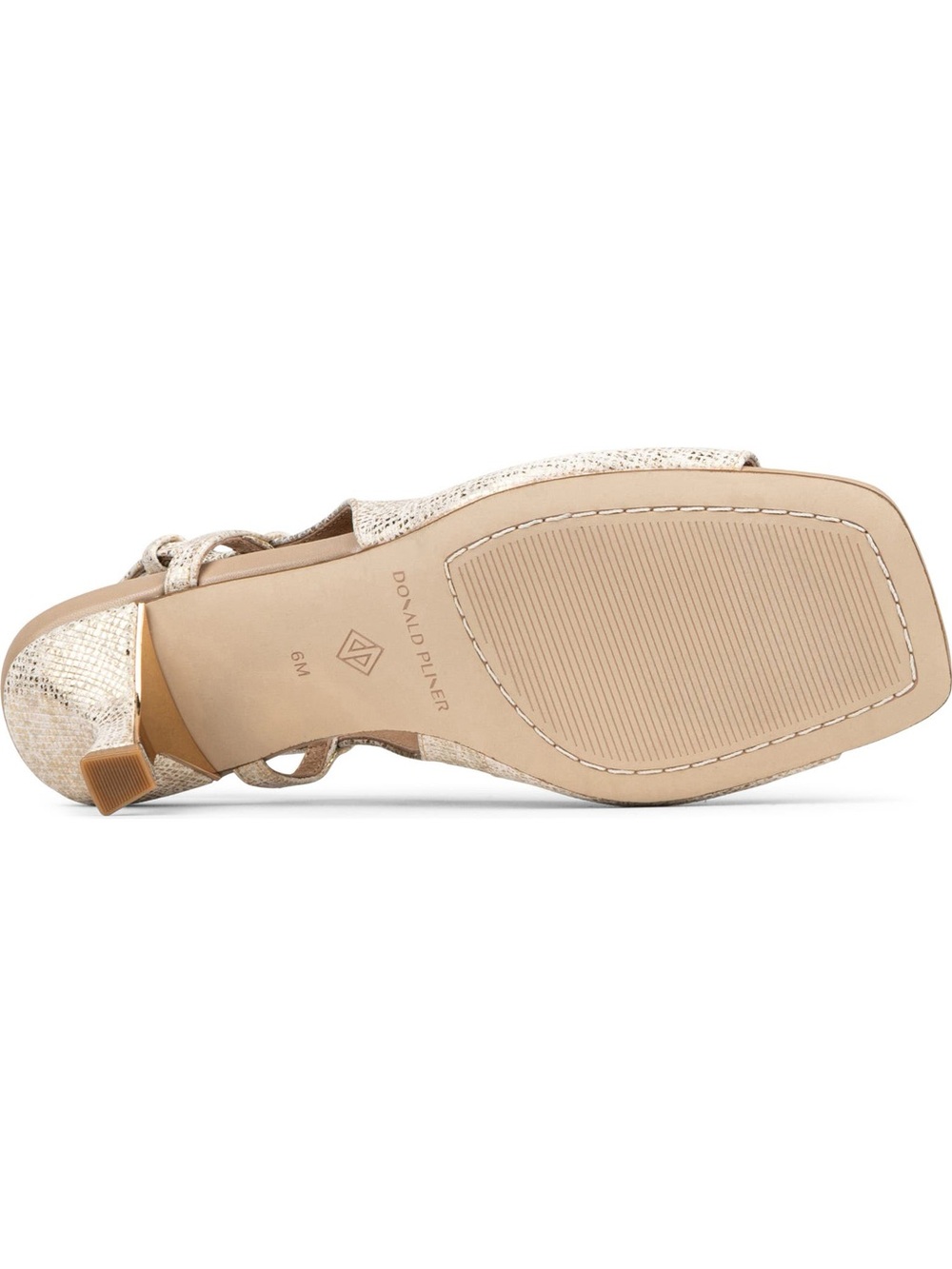 Donald Pliner Grinn Peep Toe Slingback Leather Sandal - Picture 6 of 10